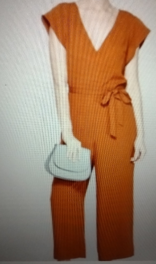A New Day burnt orange jumpsuit